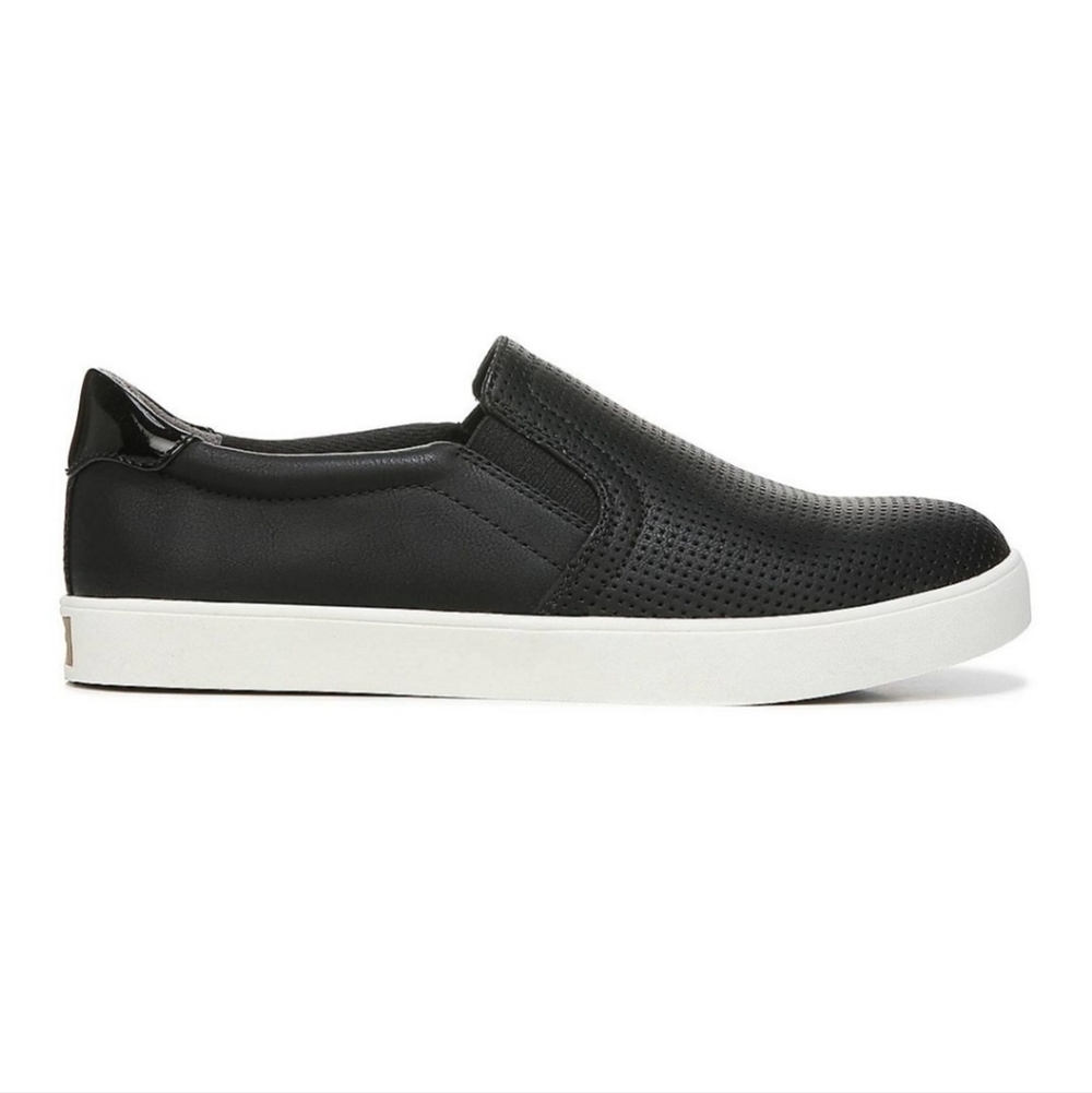 Dr. Scholl's Madison Slip-on Sneakers in Black Smooth •Size 8•NWT - Picture 4 of 12